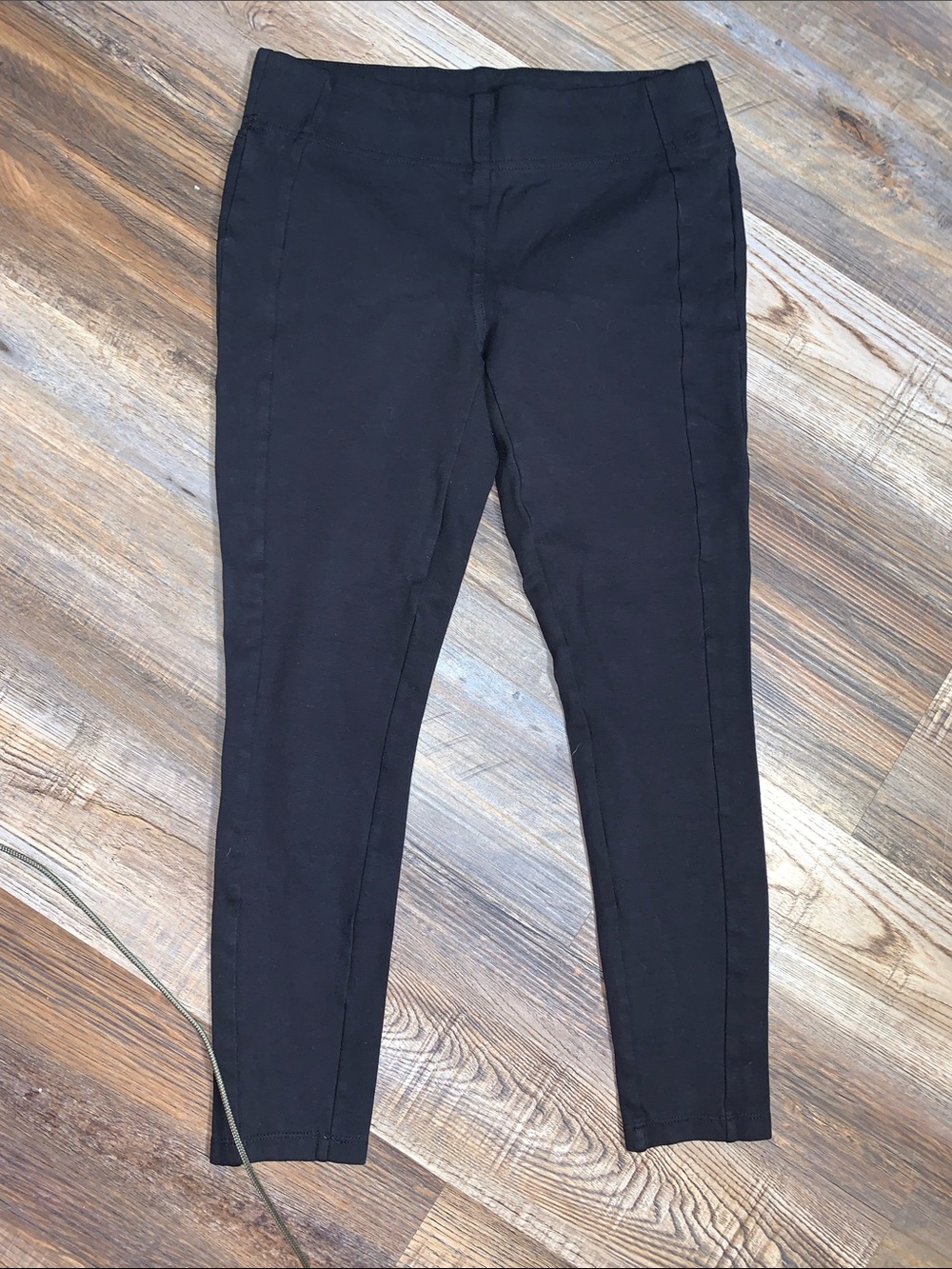 LOFT Black Stretch Ponte Slim Leg Pants